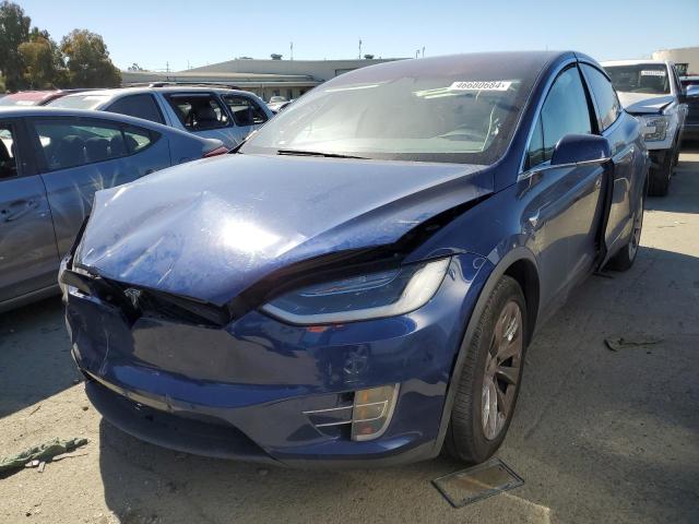 5YJXCBE27JF117816 - 2018 TESLA MODEL X BLUE photo 1