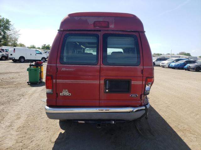 1FDRE14L5XHB17440 - 1999 FORD ECONOLINE E150 VAN RED photo 6