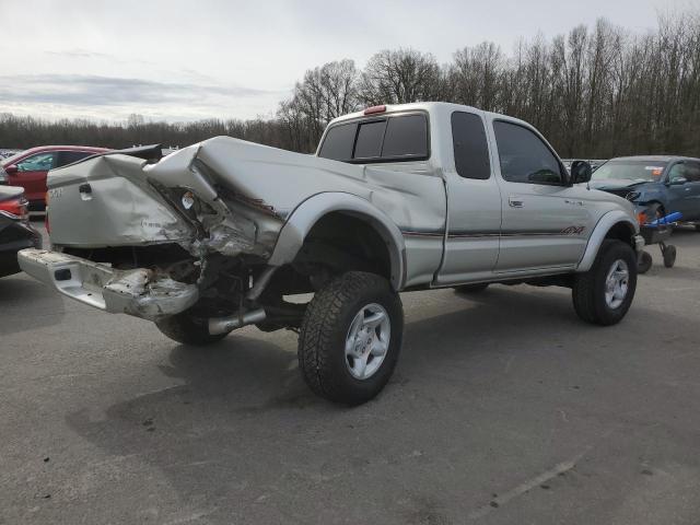 5TEWN72N93Z302727 - 2003 TOYOTA TACOMA XTRACAB SILVER photo 3