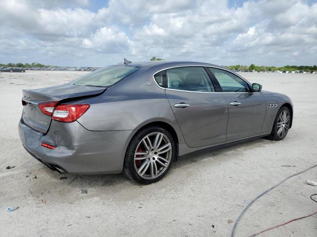 ZAM56YPA0J1281600 - 2018 MASERATI QUATTROPOR S GRAY photo 3