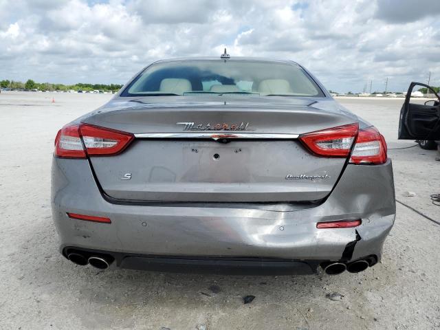 ZAM56YPA0J1281600 - 2018 MASERATI QUATTROPOR S GRAY photo 6