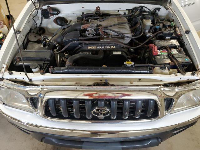 5TEWN72N01Z814891 - 2001 TOYOTA TACOMA XTRACAB WHITE photo 11