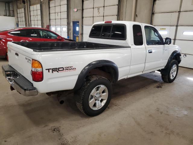 5TEWN72N01Z814891 - 2001 TOYOTA TACOMA XTRACAB WHITE photo 3