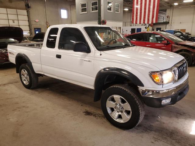 5TEWN72N01Z814891 - 2001 TOYOTA TACOMA XTRACAB WHITE photo 4