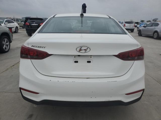 3KPC24A32KE058385 - 2019 HYUNDAI ACCENT SE WHITE photo 6