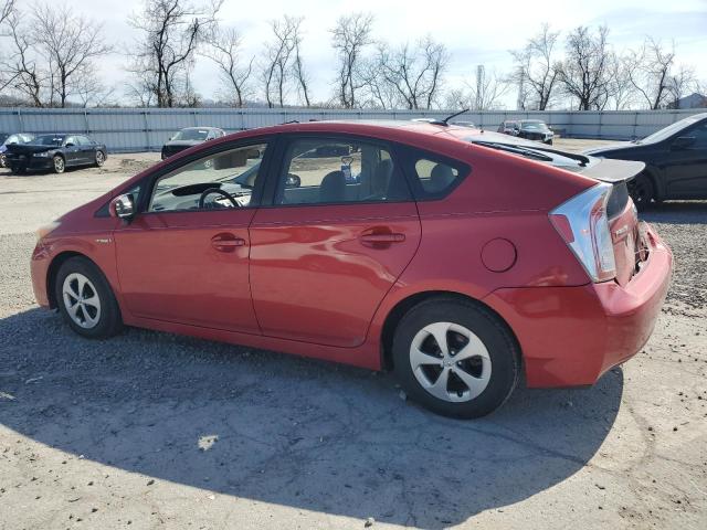 JTDKN3DU3C1575698 - 2012 TOYOTA PRIUS BURGUNDY photo 2