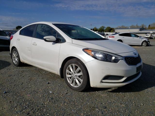 KNAFX4A62E5099590 - 2014 KIA FORTE LX WHITE photo 4