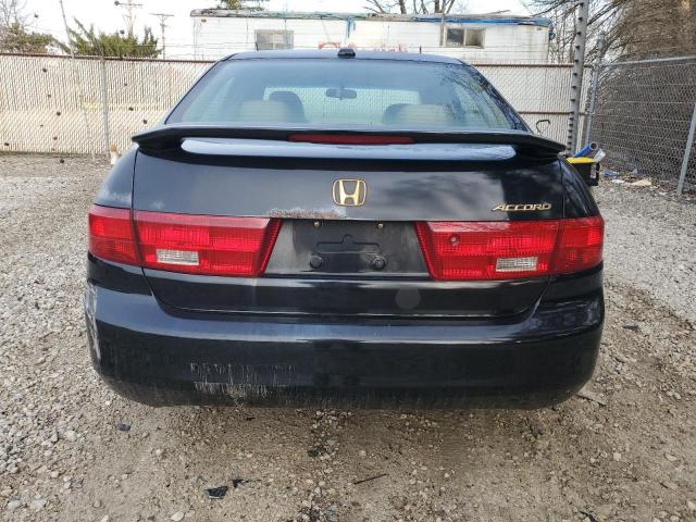 1HGCM56855A181594 - 2005 HONDA ACCORD EX BLACK photo 6