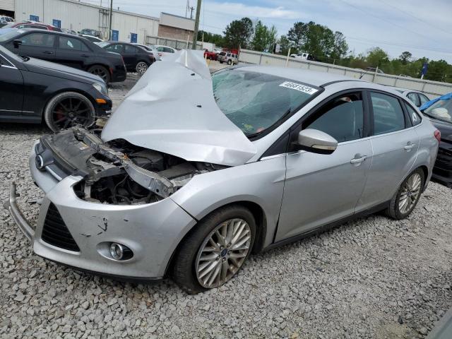 1FADP3J27EL222416 - 2014 FORD FOCUS TITANIUM SILVER photo 1