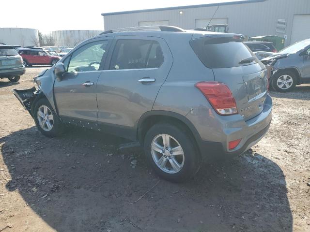 3GNCJPSB8LL266642 - 2020 CHEVROLET TRAX 1LT GRAY photo 2