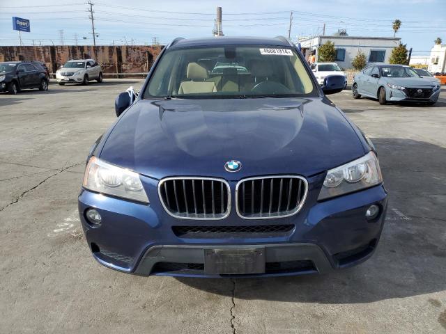 5UXWX9C54D0A14542 - 2013 BMW X3 XDRIVE28I BLUE photo 5