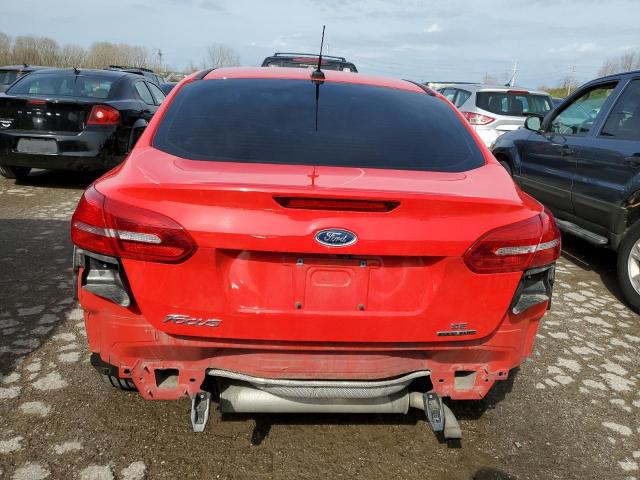 1FADP3F25FL379937 - 2015 FORD FOCUS SE RED photo 6