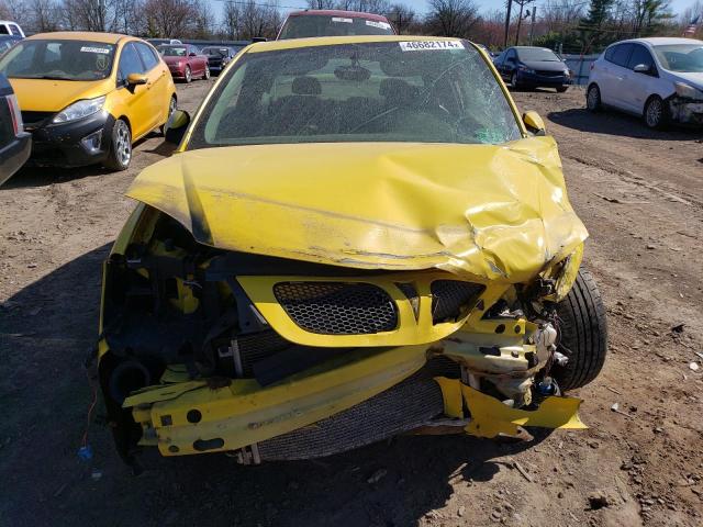 1G2AN18H997211678 - 2009 PONTIAC G5 GT YELLOW photo 5