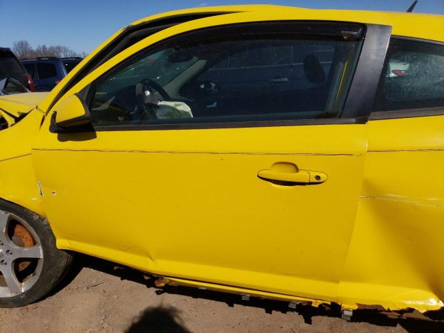 1G2AN18H997211678 - 2009 PONTIAC G5 GT YELLOW photo 7