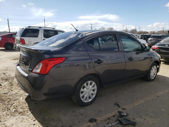 3N1CN7AP9FL905273 - 2015 NISSAN VERSA S GRAY photo 3