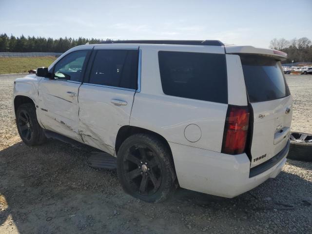 1GNSKBKC1JR294261 - 2018 CHEVROLET TAHOE K1500 LT WHITE photo 2