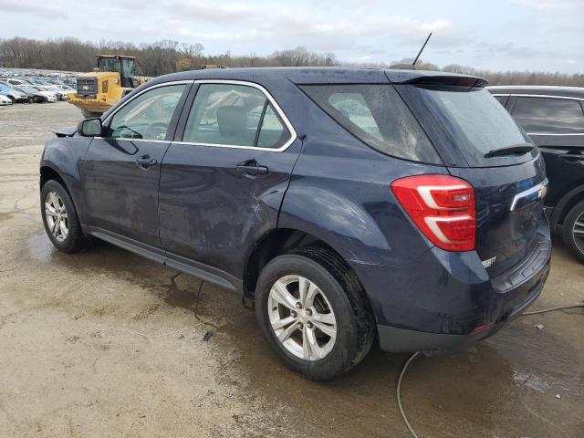 2GNALBEK4G1128278 - 2016 CHEVROLET EQUINOX LS BLUE photo 2