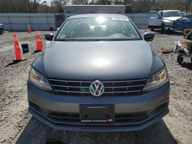 3VW2B7AJ0JM230183 - 2018 VOLKSWAGEN JETTA S GRAY photo 5