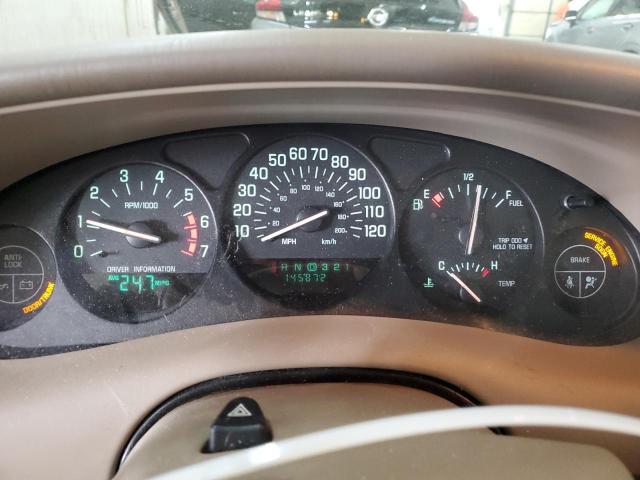 2G4WF551521296465 - 2002 BUICK REGAL GS Қоңыр фото 9