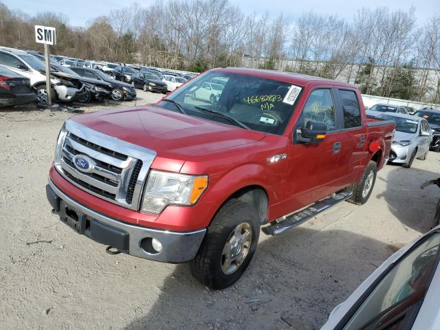1FTFW1EV7AFC41877 - 2010 FORD F-150 SUPERCREW RED photo 1
