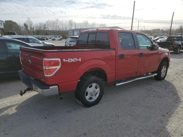 1FTFW1EV7AFC41877 - 2010 FORD F-150 SUPERCREW RED photo 3