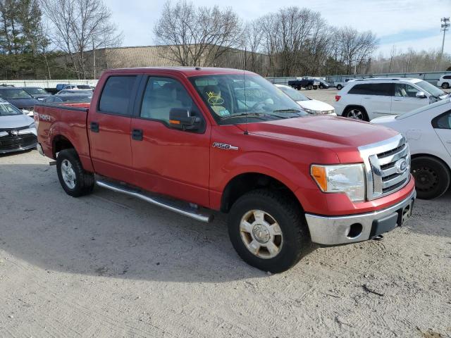 1FTFW1EV7AFC41877 - 2010 FORD F-150 SUPERCREW RED photo 4