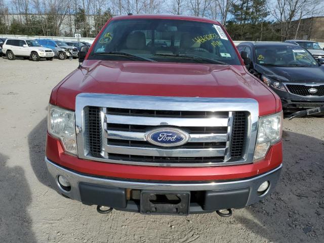 1FTFW1EV7AFC41877 - 2010 FORD F-150 SUPERCREW RED photo 5