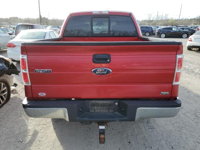 1FTFW1EV7AFC41877 - 2010 FORD F-150 SUPERCREW RED photo 6