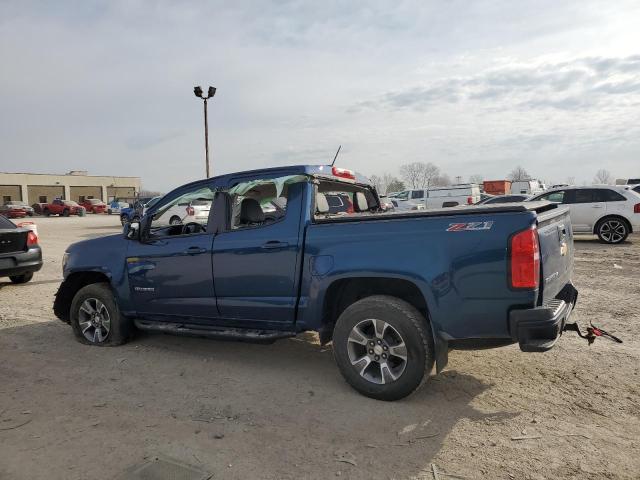 1GCGTDEN3K1112581 - 2019 CHEVROLET COLORADO Z71 BLUE photo 2