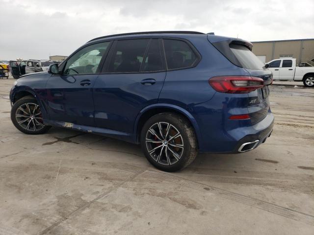 5UXCR6C01N9N09713 - 2022 BMW X5 XDRIVE40I BLUE photo 2