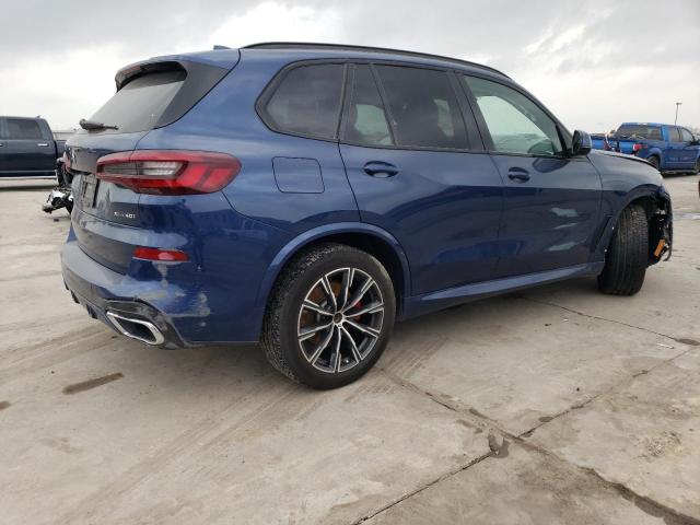 5UXCR6C01N9N09713 - 2022 BMW X5 XDRIVE40I BLUE photo 3