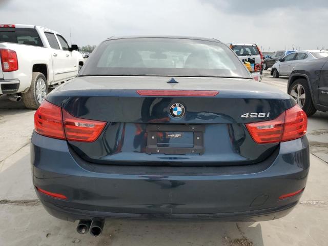 WBA3V7C56G5A26209 - 2016 BMW 428 I SULEV BLUE photo 6