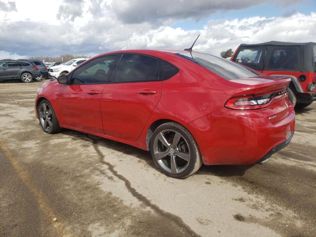 1C3CDFEB3GD728661 - 2016 DODGE DART GT RED photo 2