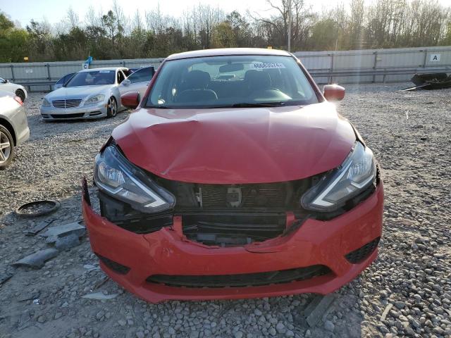 3N1AB7AP2JL618317 - 2018 NISSAN SENTRA S RED photo 5