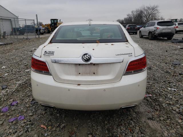 1G4GE5EDXBF321841 - 2011 BUICK LACROSSE CXS WHITE photo 6