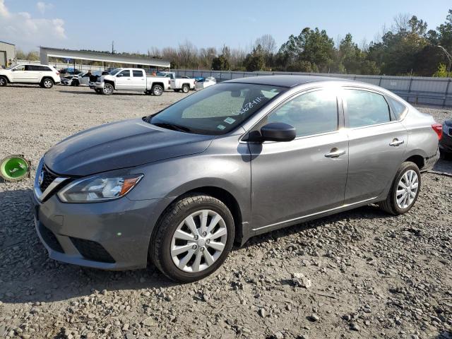 3N1AB7AP6HY349588 - 2017 NISSAN SENTRA S GRAY photo 1