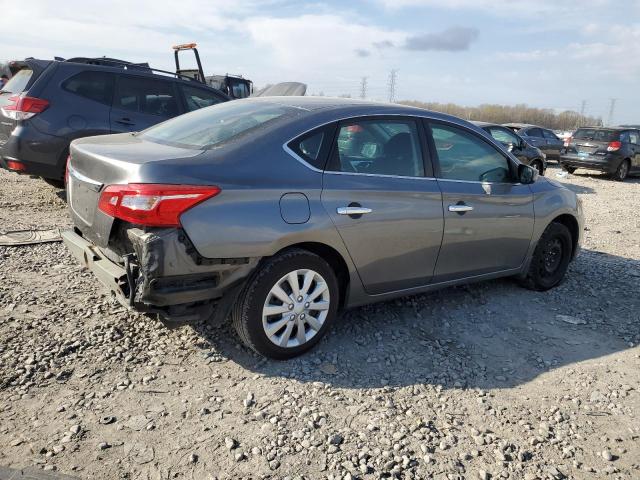 3N1AB7AP6HY349588 - 2017 NISSAN SENTRA S GRAY photo 3