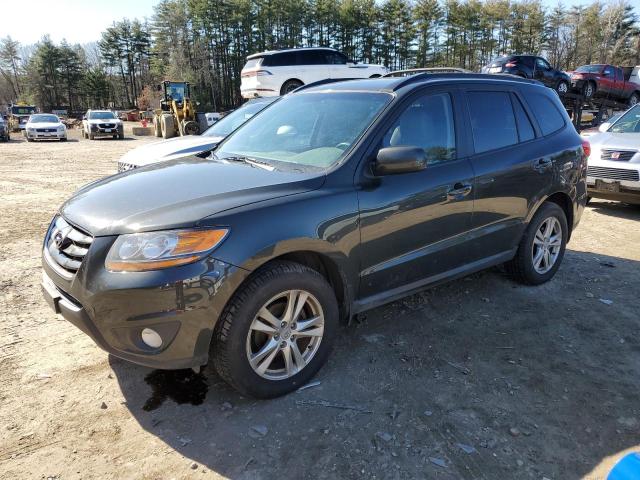 5NMSHDAGXAH407443 - 2010 HYUNDAI SANTA FE SE GRAY photo 1