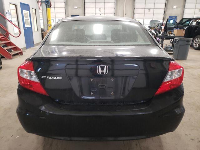 JHMFB2F57CS000376 - 2012 HONDA CIVIC LX BLACK photo 6