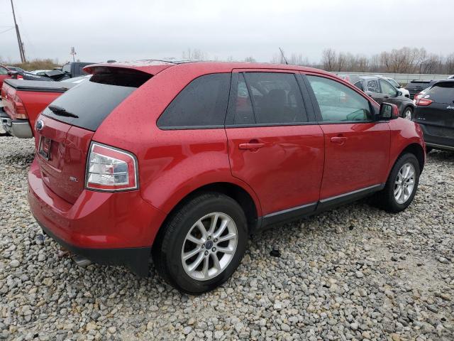 2FMDK3JC5ABB37100 - 2010 FORD EDGE SEL RED photo 3