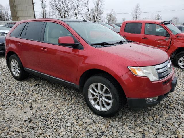 2FMDK3JC5ABB37100 - 2010 FORD EDGE SEL RED photo 4