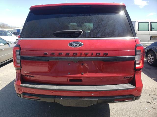 1FMJK2AT6NEA39507 - 2022 FORD EXPEDITION MAX LIMITED RED photo 6