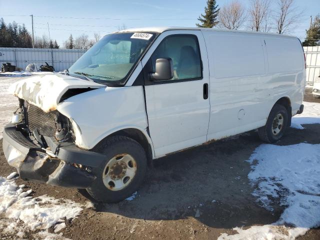 1GTGG25C481202659 - 2008 GMC SAVANA G2500 WHITE photo 1