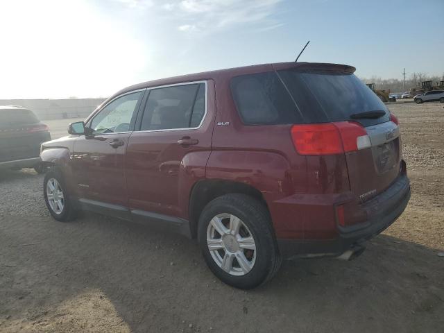 2GKFLSEK0G6353657 - 2016 GMC TERRAIN SLE RED photo 2