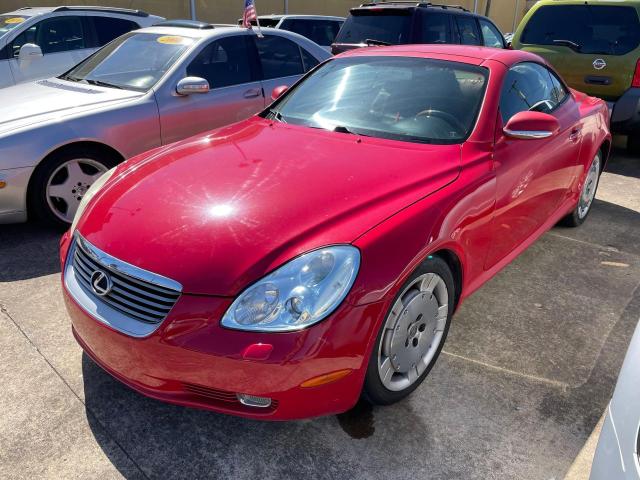 JTHFN48Y530046505 - 2003 LEXUS SC 430 RED photo 2