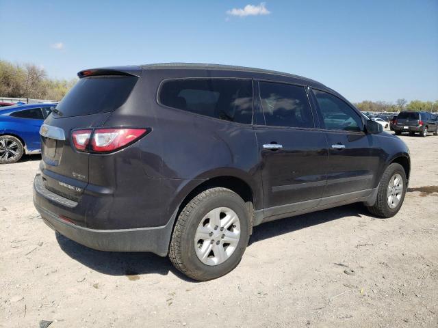 1GNKRFKD5FJ388354 - 2015 CHEVROLET TRAVERSE LS GRAY photo 3