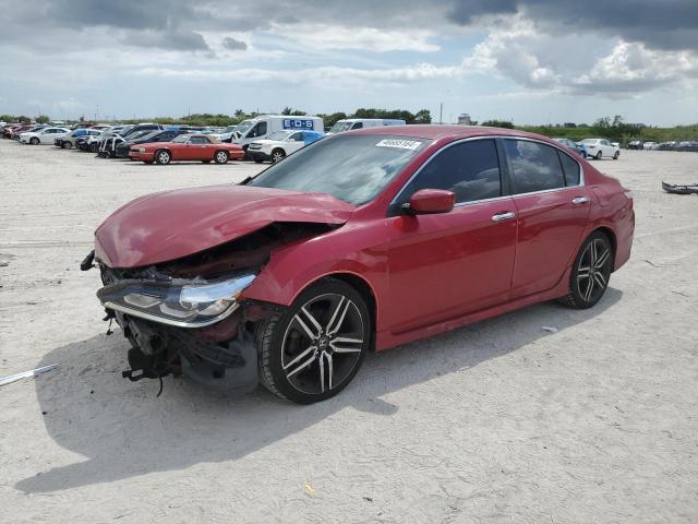 1HGCR2F16HA059852 - 2017 HONDA ACCORD SPORT SPECIAL EDITION RED photo 1