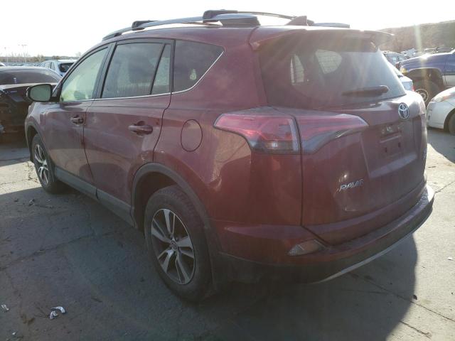 JTMRFREV3JD227353 - 2018 TOYOTA RAV4 ADVENTURE BURGUNDY photo 2