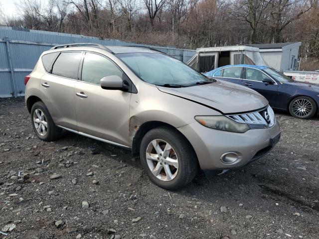 JN8AZ18W19W105668 - 2009 NISSAN MURANO S BEIGE photo 4