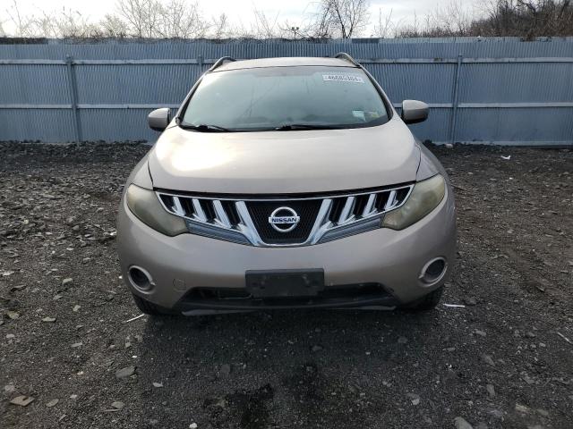 JN8AZ18W19W105668 - 2009 NISSAN MURANO S BEIGE photo 5